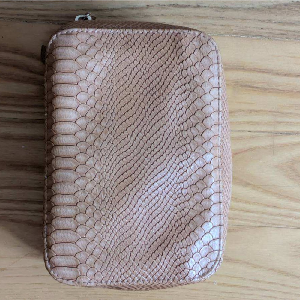 Trish McEvoy - Med Orange Snake Embossed Limited Edition Make-Up Planner